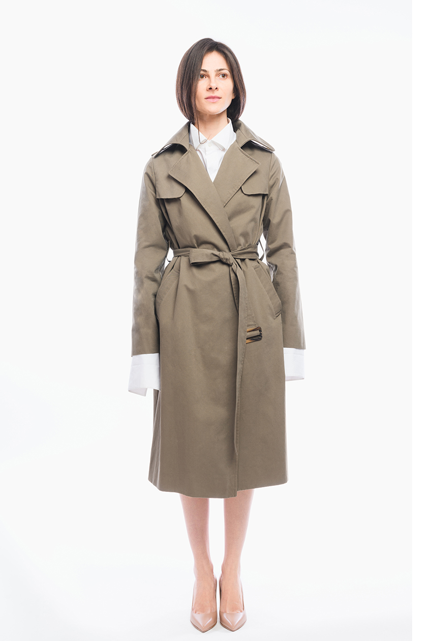 Lilia Ceaicovschi trench coat ARUN